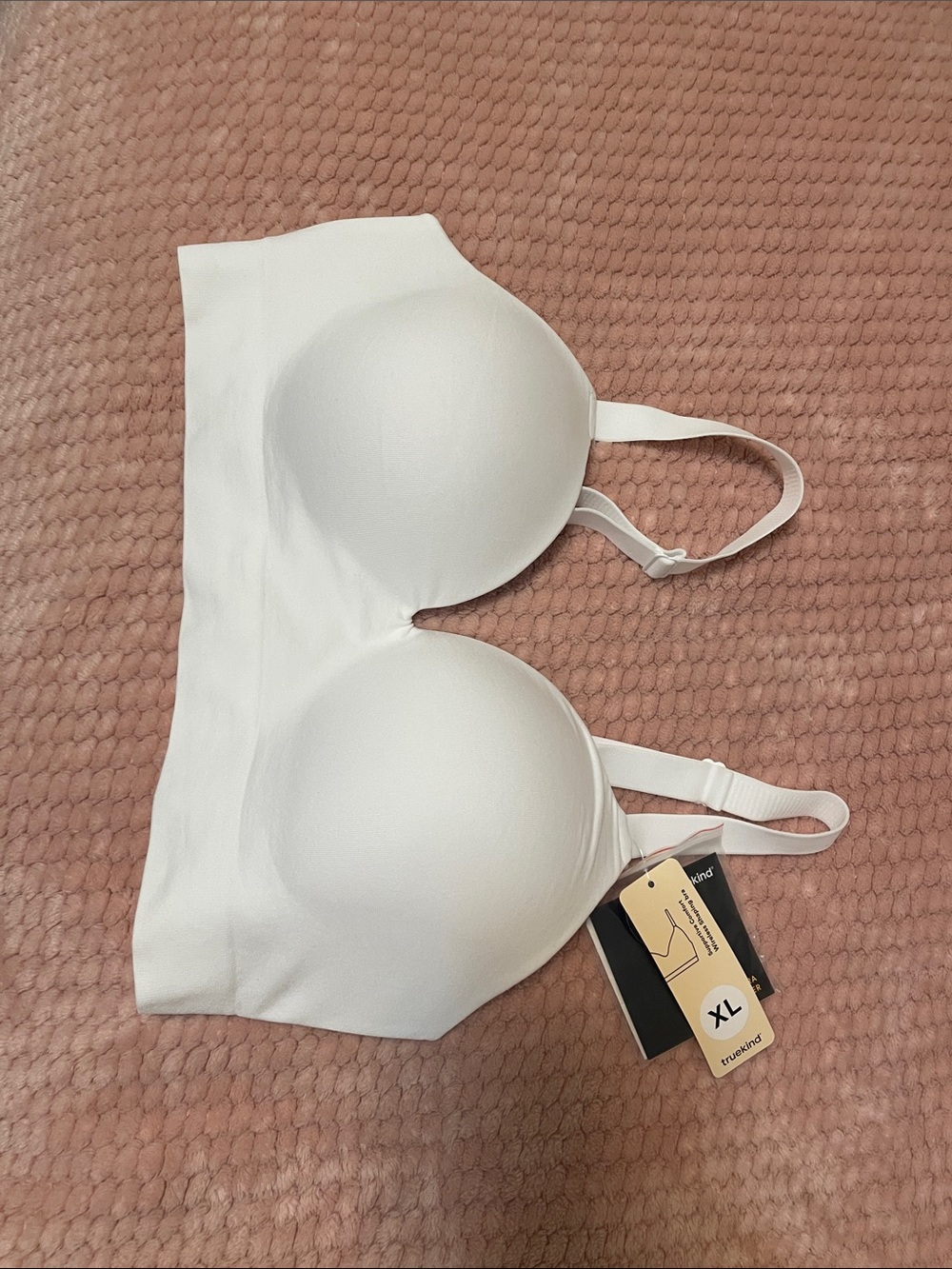 Shapermint White Seamless Molded T-Shirt Bra